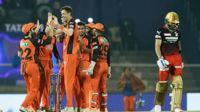 RCB vs SRH- সানরাইজার্সের দুরন্ত বোলিংয়ে ধরাশায়ী আরসিবি, ৬৮-তে অলআউট ফাফ ডুপ্লেসির দল