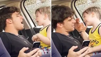 Watch: Father and son singing Måneskin's Beggin' song goes viral; netizens love it