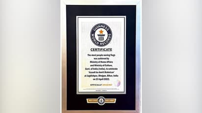 India creates world record by waving over 78,000 tricolours simultaneously in Bihar