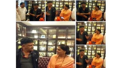 ಡಿಕೆಶಿ ಜತೆಗೆ ದಿವ್ಯಾ ಹಾಗರಗಿ ಫೋಟೋ ವೈರಲ್: ಸಾಮಾಜಿಕ ಜಾಲತಾಣದಲ್ಲಿ ಬಿಸಿ-ಬಿಸಿ ಚರ್ಚೆ