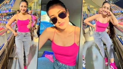 IPL 2022: Yuzvendra Chahal's wife Dhanashree Verma impresses in pink again
