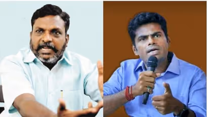 'ஆர்டர் கொடுக்க மோடி இருக்கிறார்; சுட்டுத்தள்ளுங்கள்' என பேசுவதா..? அண்ணாமலையை கைது செய்யுங்கள்- திருமா ஆவேசம்