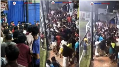 ഫൗൾ വിളിച്ച് താരങ്ങൾ, അല്ലെന്ന് റഫറി; തർക്കം ഏറ്റെടുത്ത് കാണികൾ, പാലക്കാട് ടർഫിൽ രാത്രി കൂട്ടയടി! വീഡിയോ