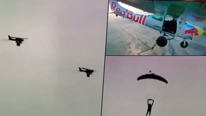 వెన్నులో వణుకు పుట్టించే వీడియో: గాల్లోనే విమానాలు మారేందుకు పైలట్ల యత్నం, చూస్తుండగానే క్రాష్