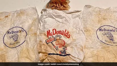 60 साल पुरानी दीवार तोड़ी तो मिला McDonald's का french fries, हालत देखकर हो जाएंगे दंग