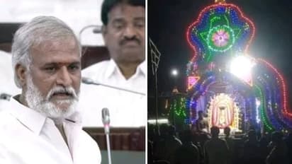 தஞ்சாவூரில் விபத்துள்ளானது தேரே இல்லை..! அமைச்சர் சேகர்பாபு சொன்ன அதிர்ச்சி தகவல்..