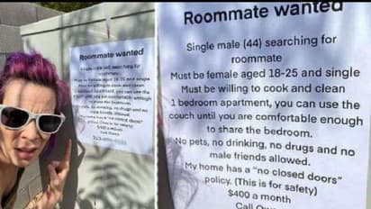 ಮಹಿಳಾ ರೂಮೇಟ್‌ ಪಡೆಯುವಾಸೆಯಿಂದ ಇಚಿತ್ರ ಷರತ್ತುಗಳನ್ನಿಟ್ಟ ವ್ಯಕ್ತಿ!