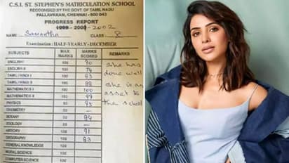 Samantha Ruth Prabhu's school mark sheet will shock you; take a look