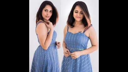 Anasuya: ఎదపై టాటూ చూపిస్తూ అనసూయ హాట్ ఫోజులు... సాలిడ్ అందాలతో మైండ్ బ్లాక్ చేస్తున్న బోల్డ్ యాంకర్ 