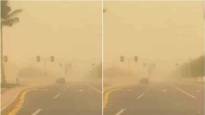 സൗദിയിലെ യാംബുവില് അപ്രതീക്ഷിത പൊടിക്കാറ്റ്; ഗതാഗതത്തെ ബാധിച്ചു