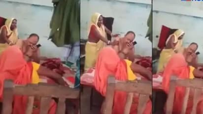 മകനെ മോചിപ്പിക്കാൻ അമ്മയെക്കൊണ്ട് മസാജ് ചെയ്യിക്കുന്ന പൊലീസ്, ബിഹാറിൽ നിന്നുള്ള ഞെട്ടിക്കുന്ന ദൃശ്യങ്ങൾ