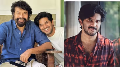 Dulquer Salmaan : 'ക്യാമറയിലേക്ക് നോക്കെടാ'; വാപ്പച്ചിയുടെ ക്ലിക്കിന് പോസ് ചെയ്ത് ദുൽഖർ‍