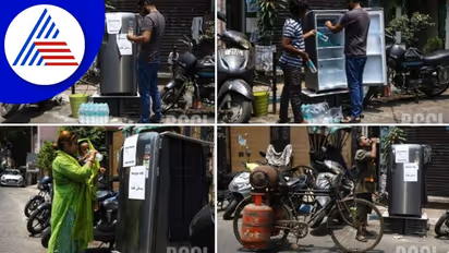 ಸರ್ವರಿಗೂ ತಣ್ಣನೆ ನೀರು ನೀಡಲು ಬೀದಿಯಲ್ಲಿ ಫ್ರಿಡ್ಜ್‌ ಇಟ್ಟ ವ್ಯಕ್ತಿ