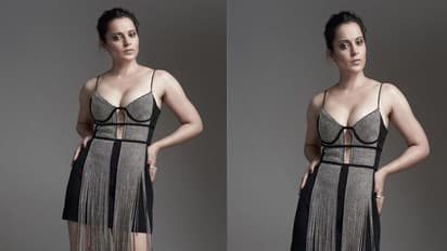 कंगना रनौत का लेटेस्ट बोल्ड फोटोशूट, क्लीवेज फ्लॉन्ट करते हुए ब्लैक ड्रेस में बरपाया कहर