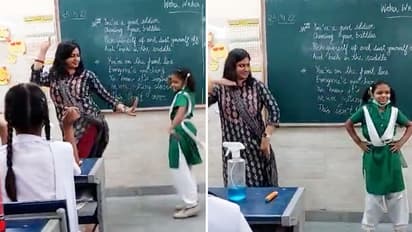 Watch: Delhi school teacher dances to Haryanvi song; leaves netizens impressed
