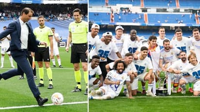 Rafael Nadal congratulates Real Madrid for winning 35th La Liga title