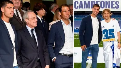 Alcaraz celebrates Real Madrid's 35th La Liga title win with 'hero' Nadal