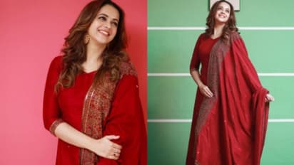 Bhavana : ചുവപ്പഴകില്‍ ഭാവന, ഫോട്ടോ പങ്കുവെച്ച് താരം