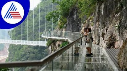 ವಿಶ್ವದ ಅತೀ ಉದ್ದದ ಗಾಜಿನ ಸೇತುವೆ ಇದು: ವಿಡಿಯೋ ನೋಡಿ