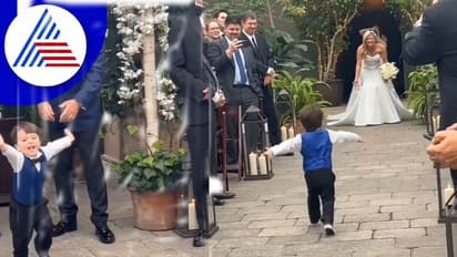 ವಧುವಾದ ತಾಯಿಯ ನೋಡಿ ಓಡಿ ಬಂದು ತಬ್ಬಿಕೊಂಡ ಪುಟ್ಟ ಬಾಲಕ