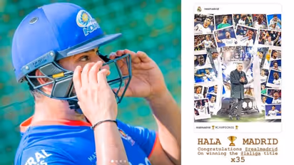 'Hala Madrid': Rohit Sharma congratulates Real Madrid for clinching 35th La Liga title
