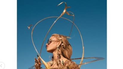 Met Gala 2022: Natasha Poonawalla turns DESI, wears golden Sabyasachi saree (Pics)