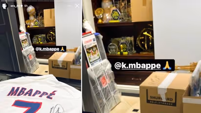 Destination Real Madrid for Mbappe? Photo of PSG star's packed boxes creates hysteria