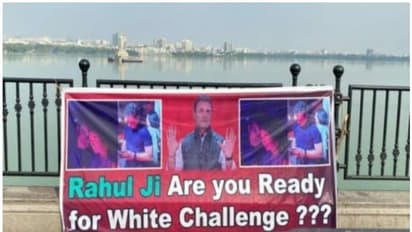 വൈറ്റ് ചലഞ്ചിനുണ്ടോ? രാഹുലിനെ വെല്ലുവിളിച്ച് ടിആ‌ർഎസ്