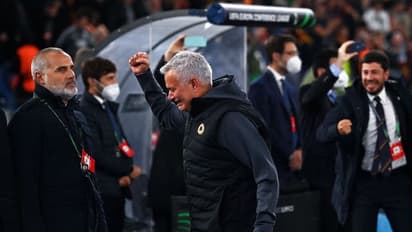 Conference League: Jose Mourinho bursts into tears as Roma pips Leicester to enter final