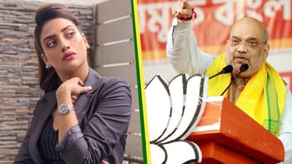 যে মাটিতে গোহারান হেরেছেন সেখানে ১ বছর পর ফিরতে কেমন লাগছে, অমিত শাহকে নিশানা নুসরতের