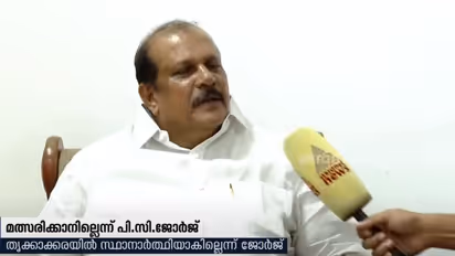 "എല്ഡിഎഫ് സ്ഥാനാർത്ഥി നമ്മുടെ സ്വന്തം ആൾ, കണ്ടപ്പോൾ കെട്ടിപ്പിടിച്ച് ഉമ്മ തന്നു": പിസി ജോര്ജ് പറയുന്നത്