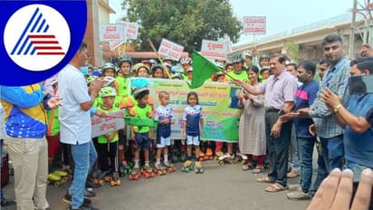 ಸ್ಕೇಟಿಂಗ್ ಮೂಲಕ ಜನರಿಗೆ ಜಾಗೃತಿ ಅಭಿಯಾನ