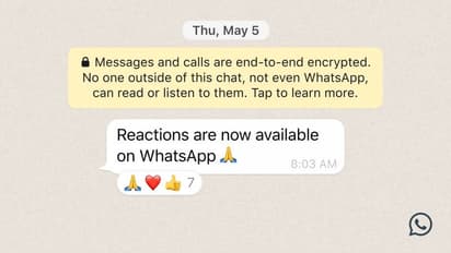 WhatsApp message reactions : എന്താണ് വാട്ട്സ്ആപ്പ് റിയാക്ഷന്‍സ്; അറിയേണ്ടതെല്ലാം