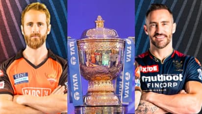 IPL 2022 : ഫാഫ് ഒരറ്റം കാത്തു, കാര്‍ത്തികിന്റെ ഫിനിഷിംഗ് ടച്ച്; ഹൈദരാബാദിനെതിരെ ബാംഗ്ലൂരിന് മികച്ച സ്‌കോര്‍