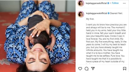 ಮಗನ ಬಗ್ಗೆ ಹೃದಯಸ್ಪರ್ಶಿ ಸಾಲು ಬರೆದ ನಟಿ ಕಾಜಲ್ ಅಗರ್ವಾಲ್