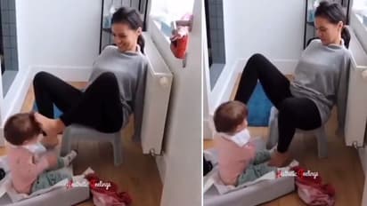 Mothers Day 2022 : ഇരുകൈകളുമില്ലാത്ത യുവതി കുഞ്ഞിനെ ഒരുക്കുന്ന വീഡിയോ