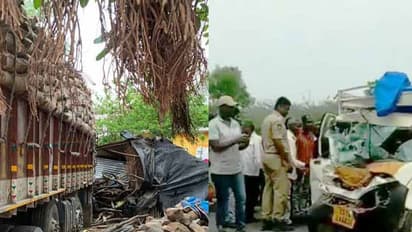 வேன் - லாரி நேருக்கு நேர் மோதல்.. 9 பேர் ரத்த வெள்ளத்தில் துடிதுடித்து உயிரிழப்பு.. நிவாரணம் அறிவித்த பிரதமர்