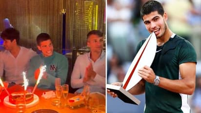 WATCH: Here's how Madrid Open champion Carlos Alcaraz celebrated historic win