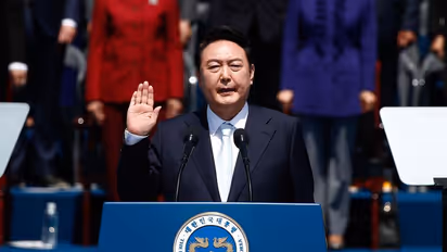 Yoon Suk Yeol sworn in as South Korea's new president, says 'door for dialogue open with North Korea'