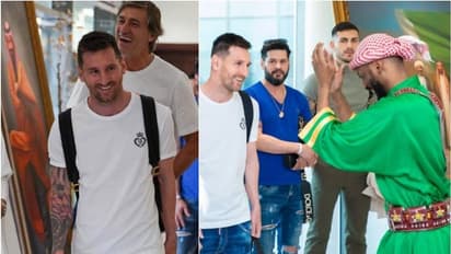 ലയണല് മെസ്സി സൗദിയില്; ഉജ്ജ്വല വരവേല്പ്പ്