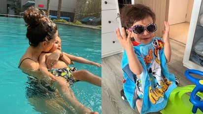 IPL 2022: Pandya's wife Natasa and son Agastya's time by the swimming pool is truly cute