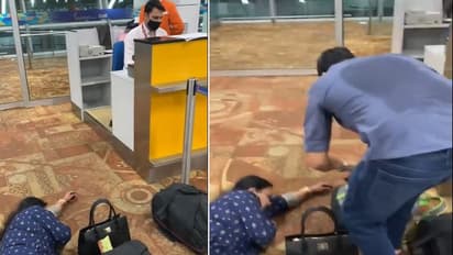 Air India denies entry ಪ್ರವೇಶ ನಿರಾಕರಿಸಿದ ಆಘಾತದಿಂದ ಕುಸಿದ ಬಿದ್ದ ಮಹಿಳೆ, ತಿರುಗಿ ನೋಡದ ಏರ್ ಇಂಡಿಯಾ ಸಿಬ್ಬಂದಿ!