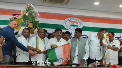 ಎಚ್ಡಿಕೆಗೆ ಶಾಕ್ ಕೊಟ್ಟ ಡಿಕೆ ಬ್ರದರ್ಸ್, ಚನ್ನಪಟ್ಟಣದ ಜೆಡಿಎಸ್ ಮುಖಂಡರು ಕಾಂಗ್ರೆಸ್ ಸೇರ್ಪಡೆ