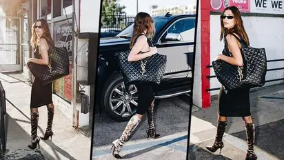 Hailey Bieber’s Saint Laurent bag is worth 2 Apple’s iPhone 13 Max pro