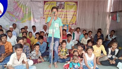 ಗುತ್ತಿಬಸವಣ್ಣ ಹೋರಾಟದಲ್ಲಿ ಪಾಲ್ಗೊಂಡ ಪುಟಾಣಿಗಳು!