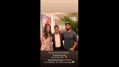 Priyanka Chopra ನ್ಯೂಯಾರ್ಕ್ ರೆಸ್ಟೋರೆಂಟ್ 'ಸೋನಾ'ದಲ್ಲಿ Katrina-Vicky ದಂಪತಿ