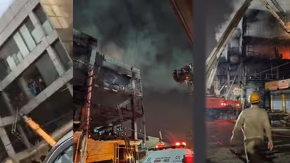 டெல்லியில் பயங்கர தீ விபத்து.. 27 பேர் உடல் கருகி பலி.. பலர் மாடியில் இருந்து குதித்து படுகாயங்களுடன் தப்பினர்