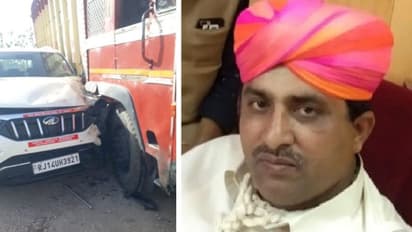 तेज रफ्तार में ट्रक में जा घुसी राजस्थान के मंत्री की कार, गाड़ी चकनाचूर, लेकिन फिर भी ऐसे बच गए मिनिस्टर साहब