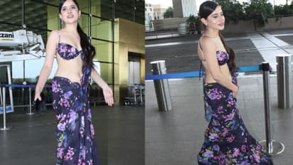 ব্লাউজ পরেছেন নাকি দড়ি দিয়ে স্তন ঢাকেন বোঝা দায়, দেখে নিন উরফির আজকের এয়ারপোর্ট লুক