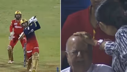 IPL 2022: പാട്ടീദാറിന്റെ 102 മീറ്റര് സിക്സ് പറന്നിറങ്ങിയത് ആരാധകന്റെ തലയില്-വീഡിയോ